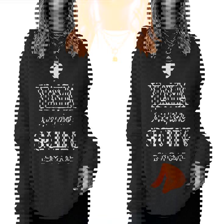 Yiayia Is My Name Yiayia For Greece Greek Grandma Women Sweatshirt