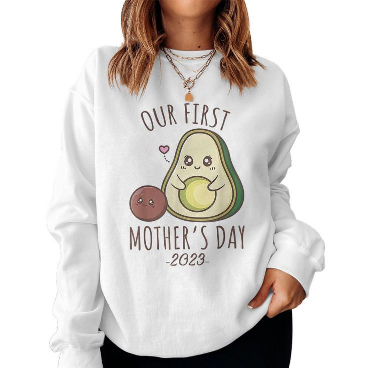 Our First 2023 Cute Avocado Mom Women Sweatshirt