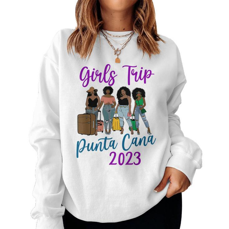 Girls Trip Black Women Queen Melanin African American Pride V2 Women Sweatshirt