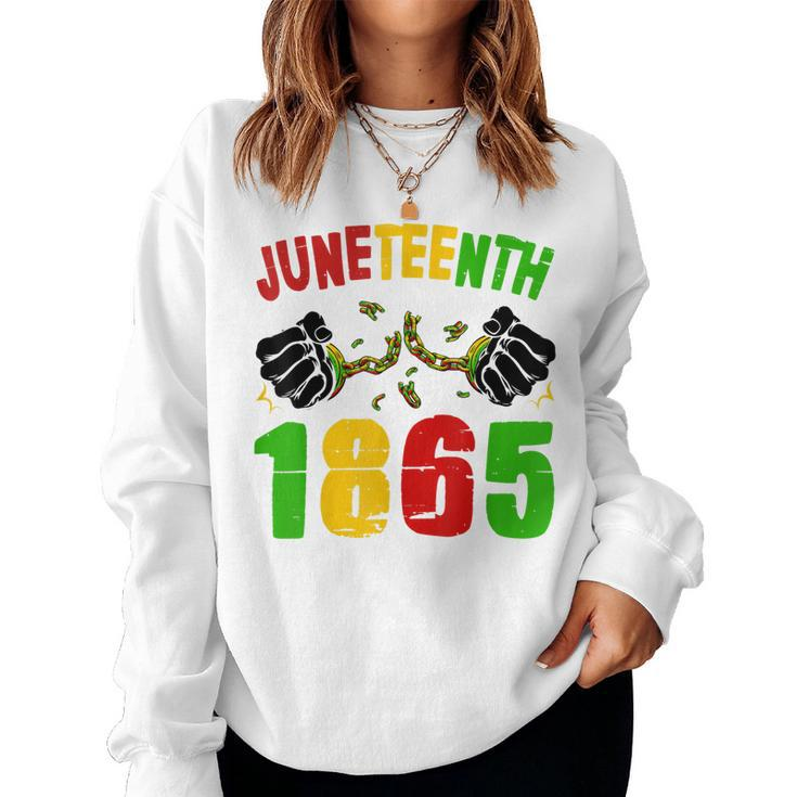 Junenth 19Th 1865 Pride Black African American Women Men Women Sweatshirt