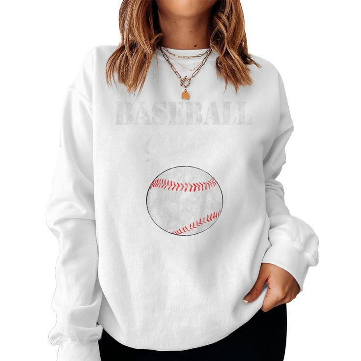 Kids Baseball Sister Lovers Vintage Women Sweatshirt