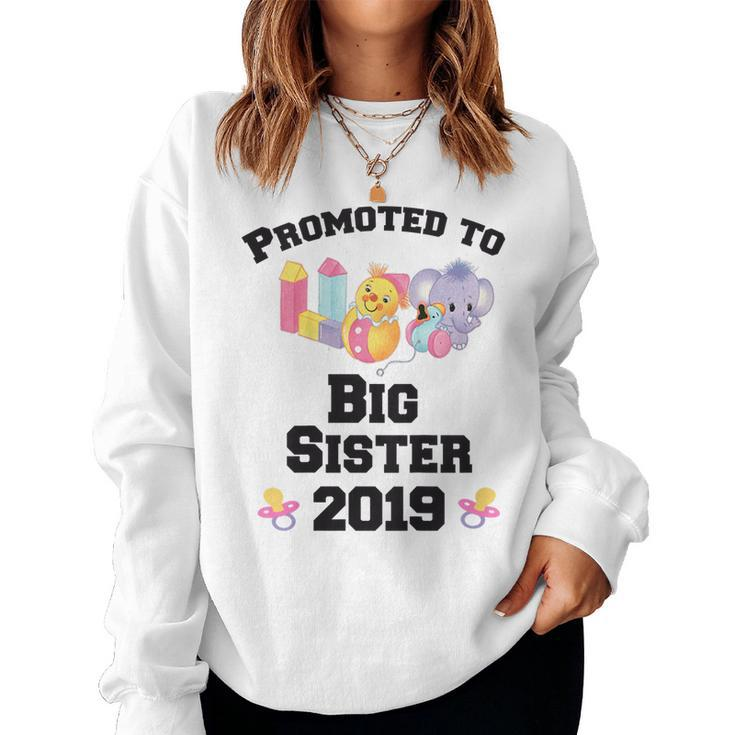 Kids Big Sister Pregnancy Announcement Women Sweatshirt