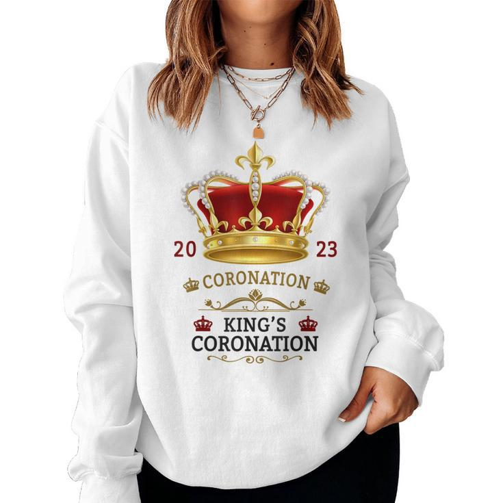 Kings Coronation 2023 Idea For Women & British Coronation Women Sweatshirt