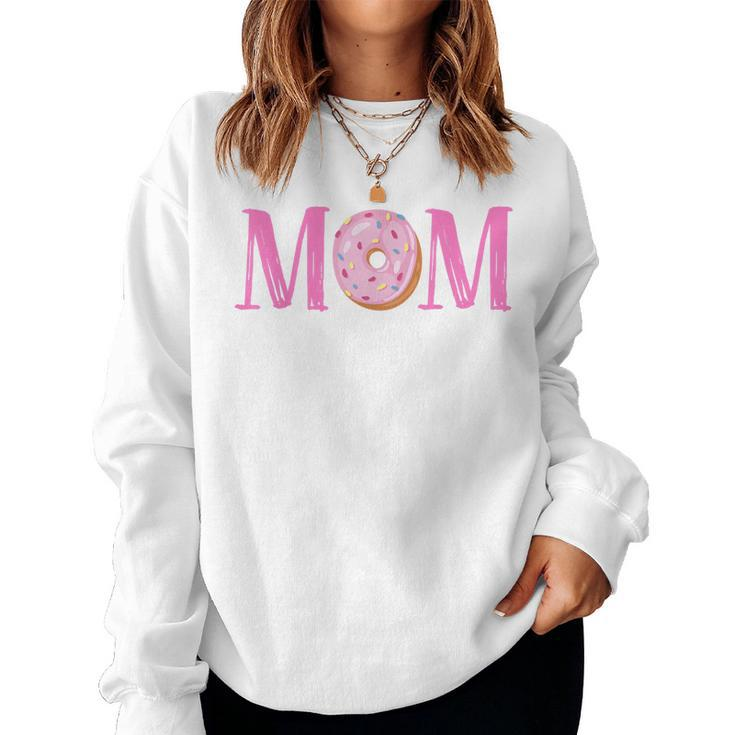 Mom Of The Sweet One Birthday - Donut Girl 1St Birthday Women Sweatshirt