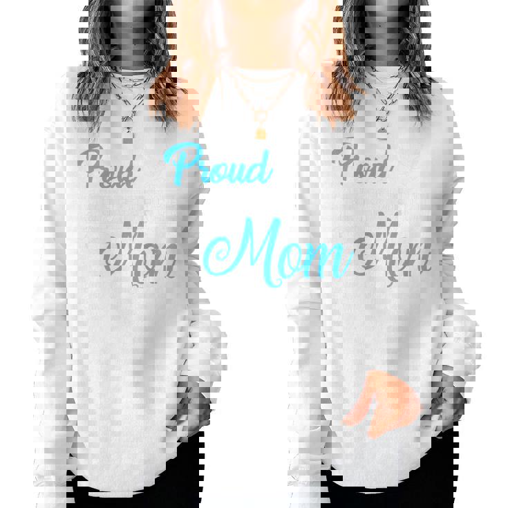Proud Air Force Mom Heart Military Family Women Women Sweatshirt