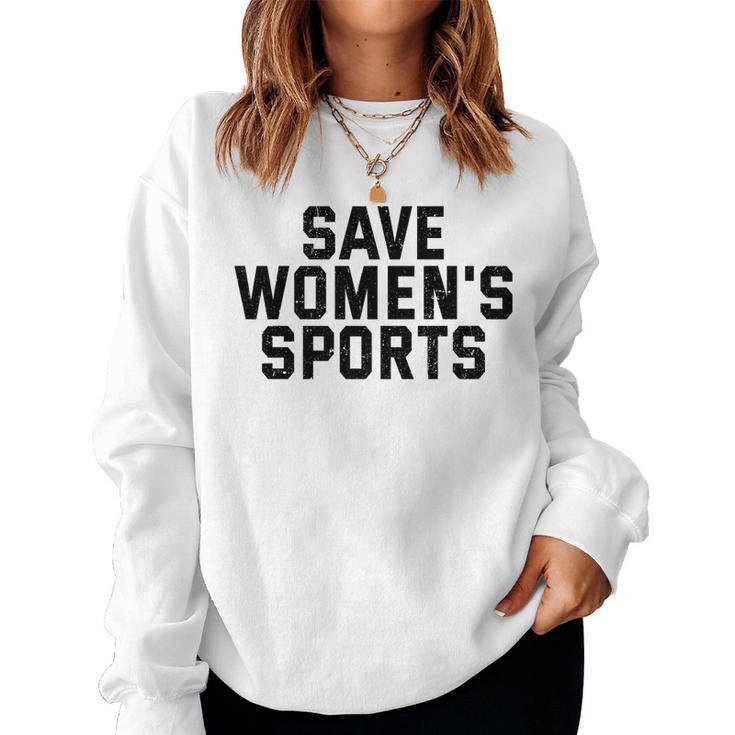 Save Womens Sports Support Womens Athletics Vintage Retro Women Sweatshirt