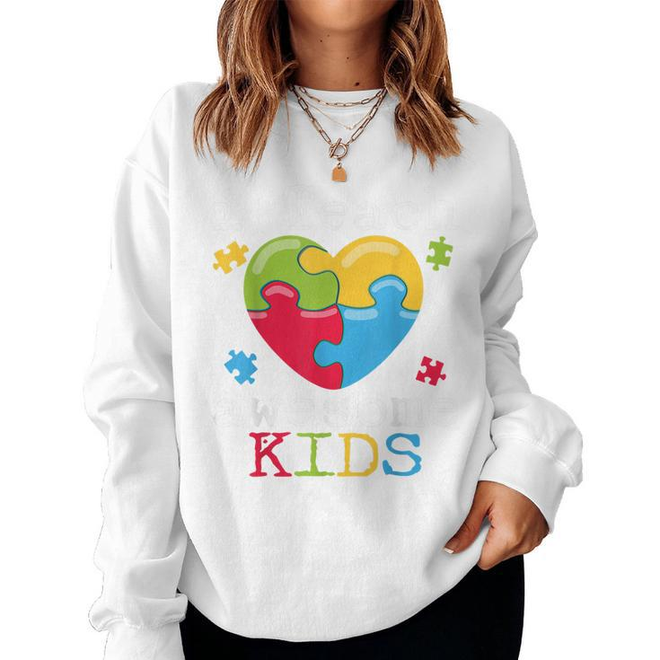 Special Education Teacher Sped Support Autism Women Sweatshirt