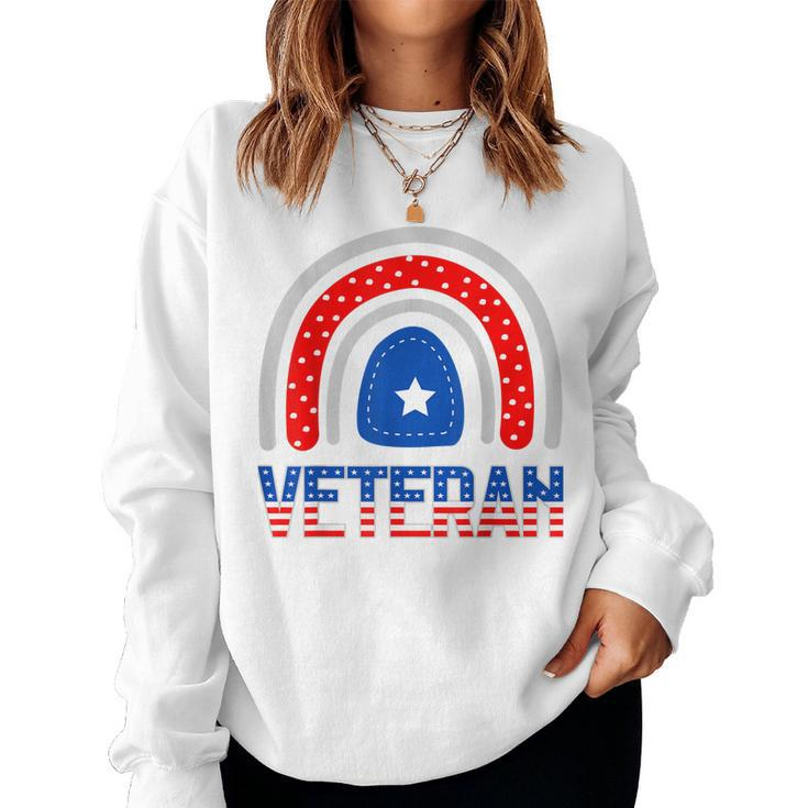 Veterans Day Veteran Appreciation Respect Honor Mom Dad Vets  V2 Women Crewneck Graphic Sweatshirt