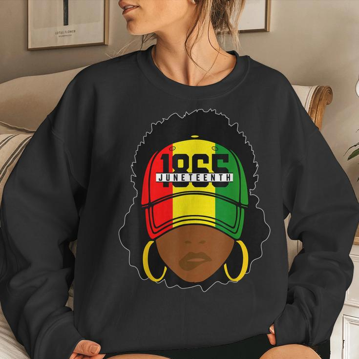1865 Junenth Celebrate African American Freedom Day Women Women Sweatshirt Gifts for Her