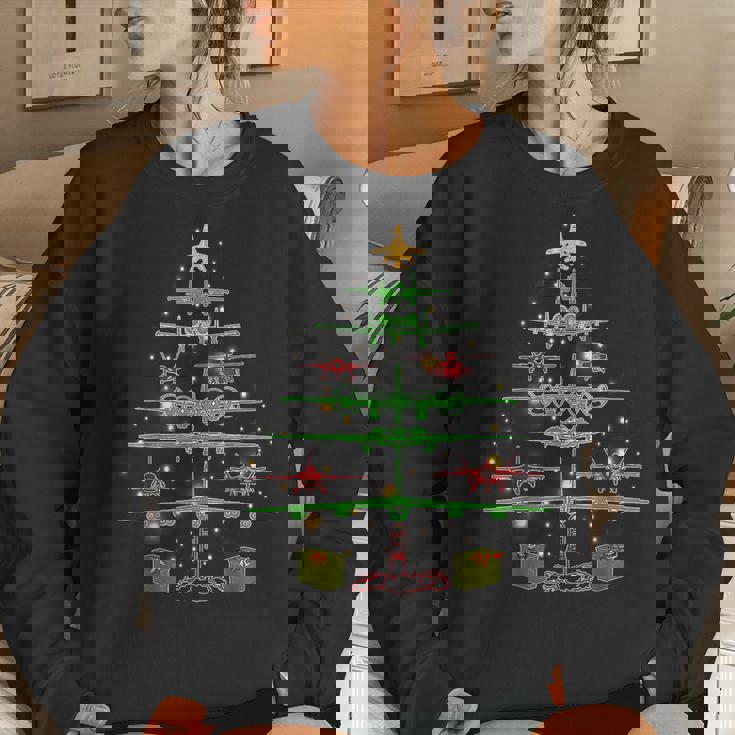 Air Force Mom Air Force Academy Christmas Tree Us Air Force Women Sweatshirt Gifts for Her