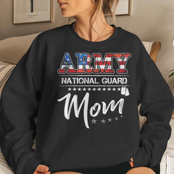 Army National Guard Mom Of Hero Military Family Gifts V2 Women Crewneck Graphic Sweatshirt Gifts for Her