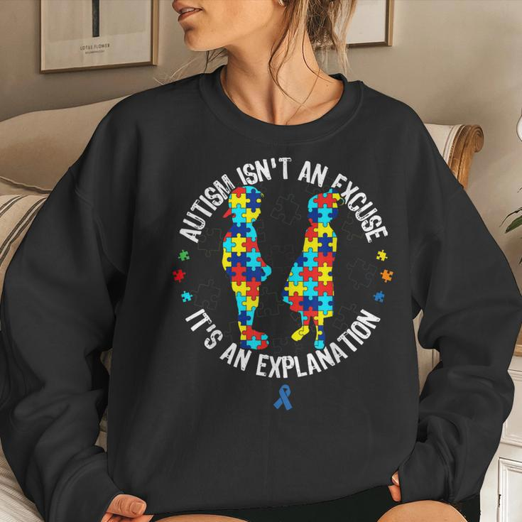 Autism Awareness Be Kind Be Different Mom Autism Women Sweatshirt Gifts for Her