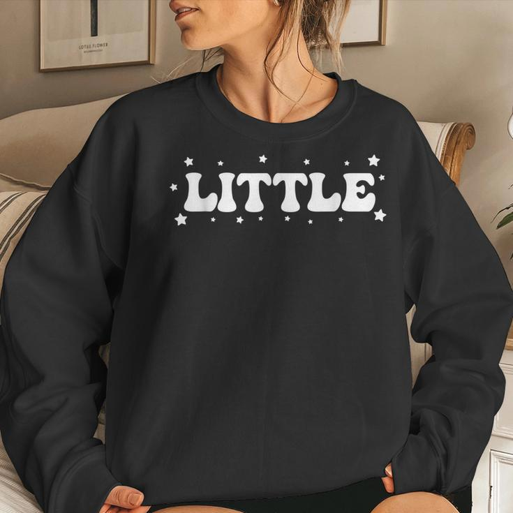 Big Little Trendy Star Reveal Sorority For Big Sister Women Sweatshirt Gifts for Her