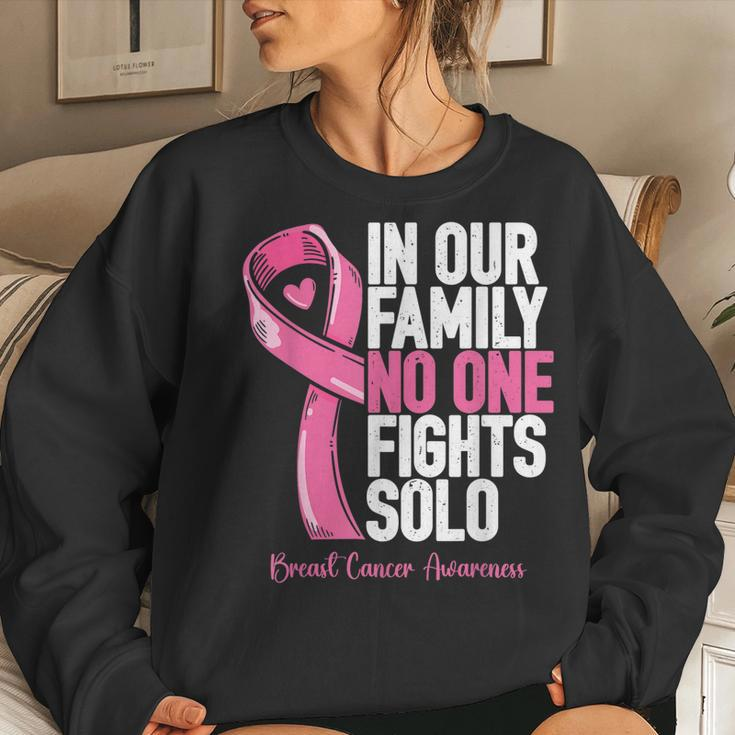 Breast Cancer Support Family Women Breast Cancer Awareness Women Sweatshirt Gifts for Her