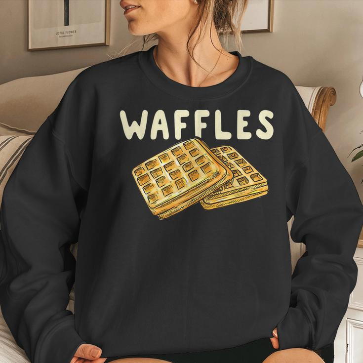 Chicken And Waffles Matching Halloween Women Sweatshirt Gifts for Her