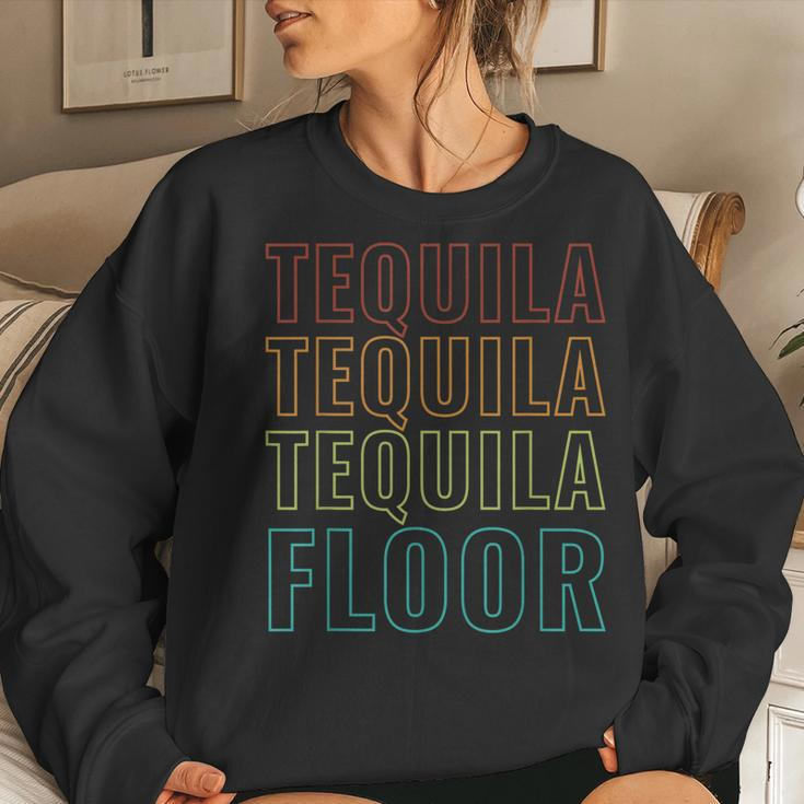 Cinco De Mayo One Tequila Two Tequila Three Tequila Floor Women Sweatshirt Gifts for Her