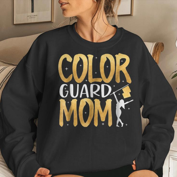 Color Guard Mom Gift Color Guard Women Crewneck Graphic Sweatshirt Gifts for Her