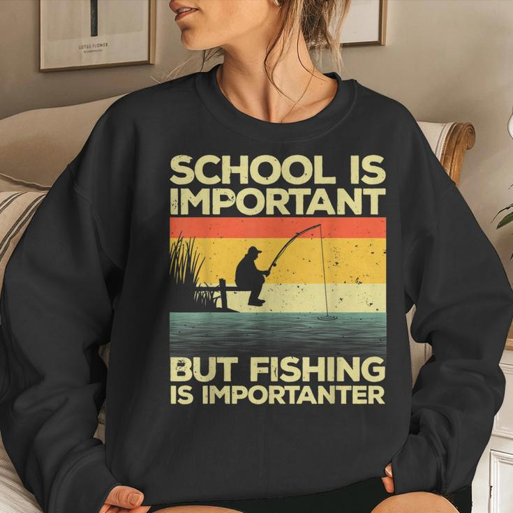 Cool Fishing For Men Women Bass Fishing Fisherman Fish Trout Sweatshirt Gifts for Her