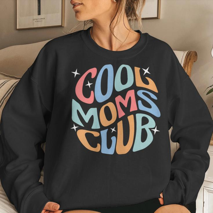 Womens Cool Mom Club Novelty Women Sweatshirt Gifts for Her