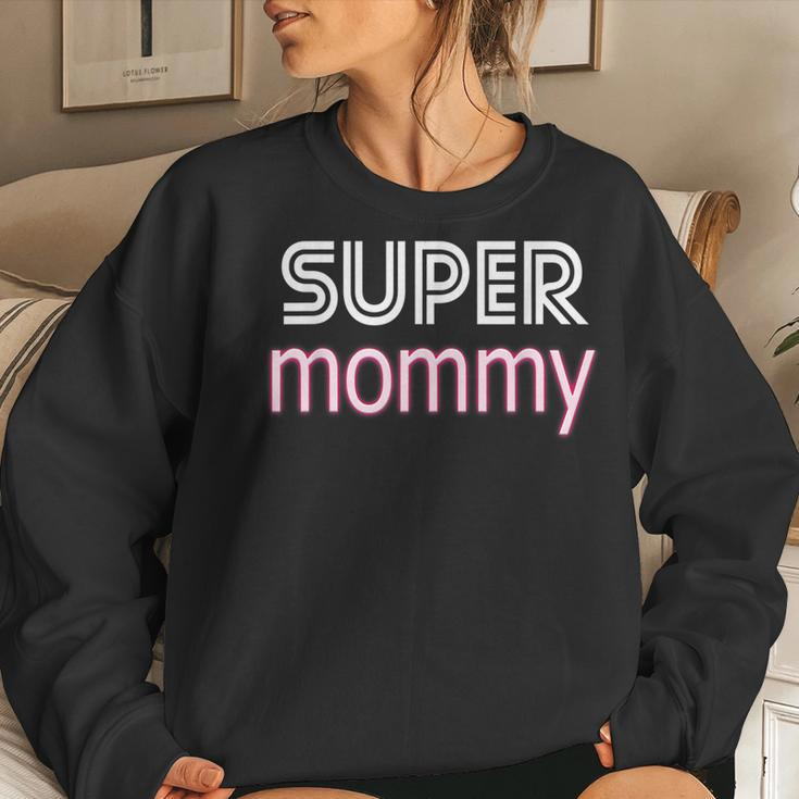 Cool Mothers Day Stuff Us Mom Apparel American Super Mommy Women Crewneck Graphic Sweatshirt Gifts for Her