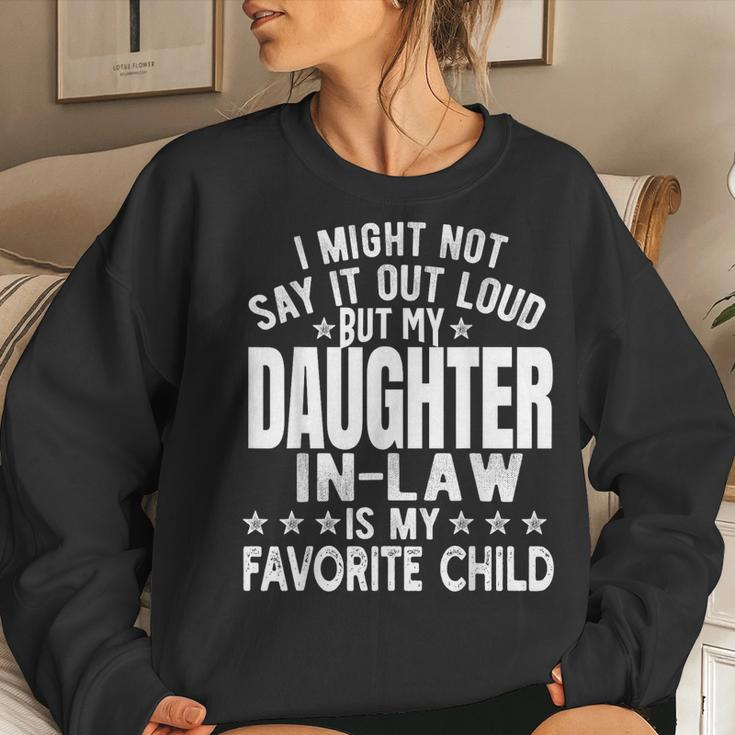 My Daughter-In-Law Is My Favorite Child Mother In Law Women Sweatshirt Gifts for Her