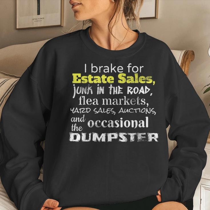Estate Yard Sale Auction Funny Frugal Mom Dad Women Crewneck Graphic Sweatshirt Gifts for Her