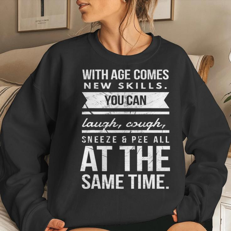 Funny 60Th Birthday Gag Gift Idea Funny 60 Year Old Joke Women Crewneck Graphic Sweatshirt Gifts for Her