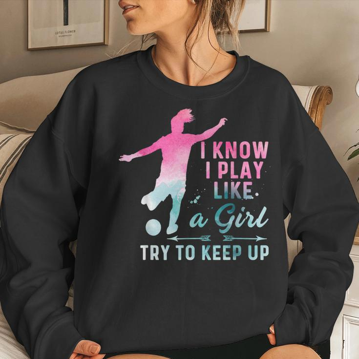 Girl Soccer Player Team Cleats Mom Goalie Captain Women Sweatshirt Gifts for Her