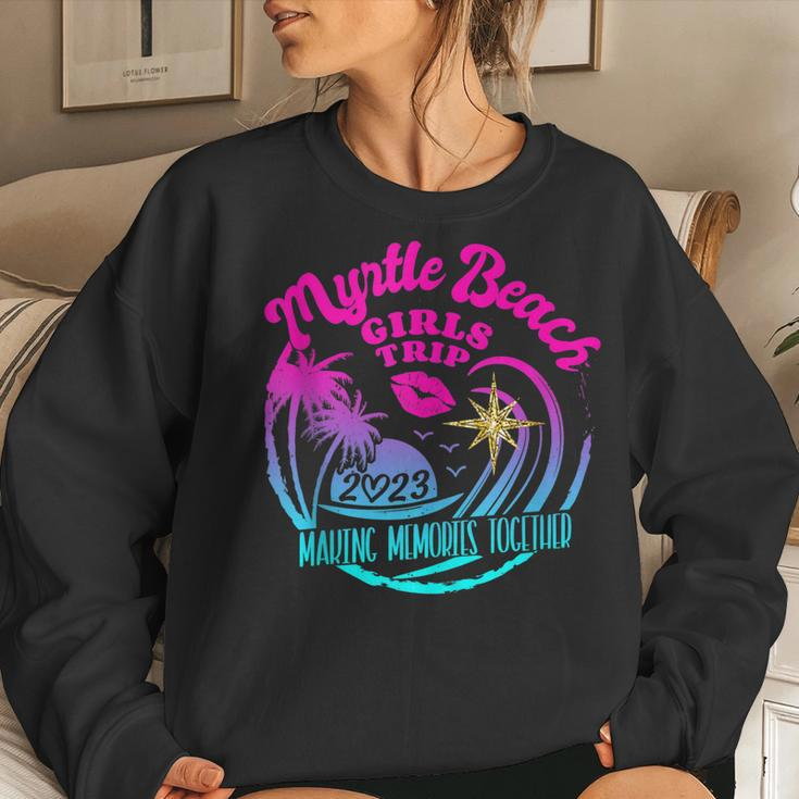 Girls Trip Myrtle Beach 2023 For Women Birthday Squad Women Sweatshirt Gifts for Her