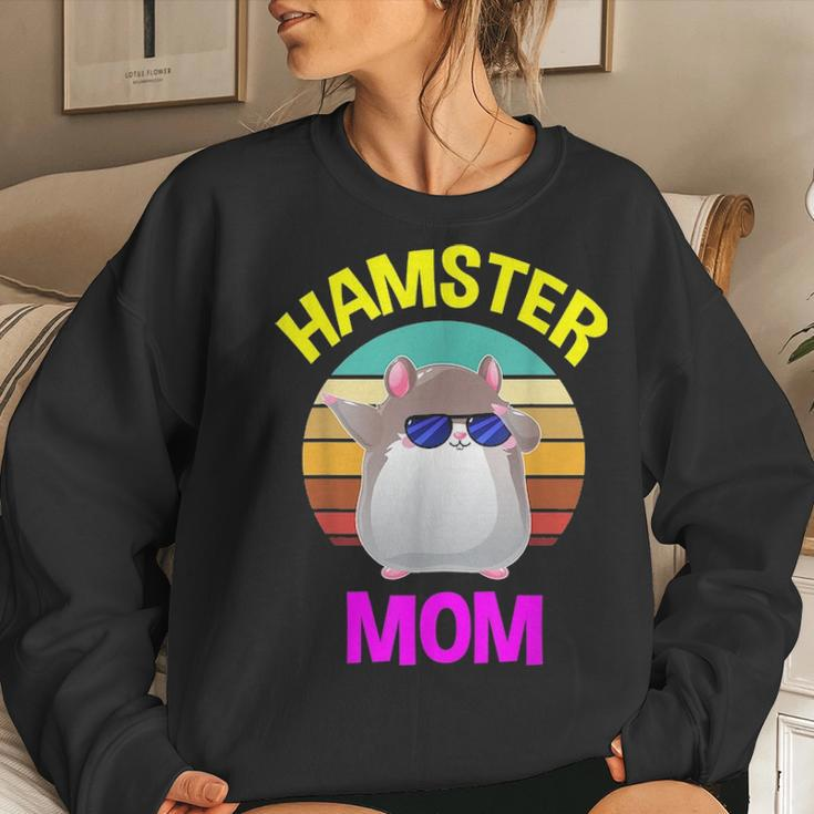 Hamster Mom Costume Lovers Gifts Women Kids V2 Women Crewneck Graphic Sweatshirt Gifts for Her