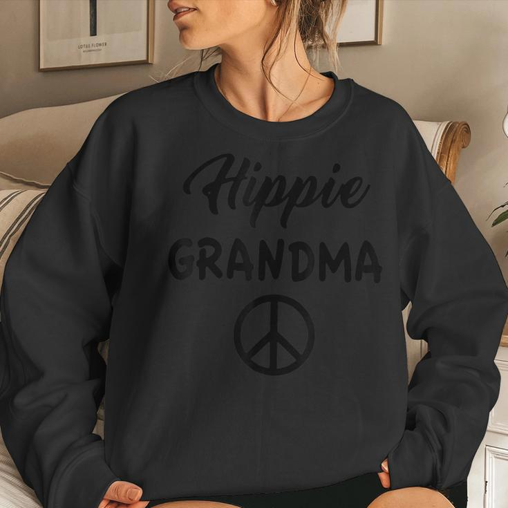 Hippie Grandma Shirt For Mother Days Women Sweatshirt Gifts for Her