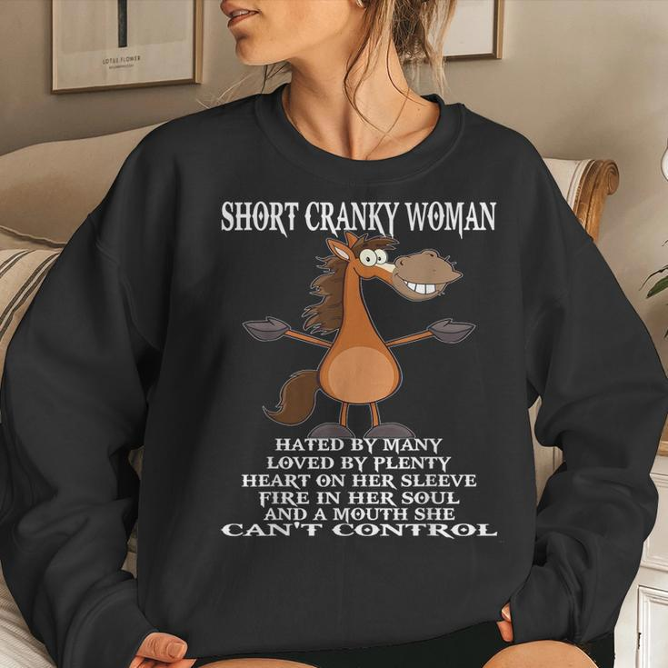 Horse Short Cranky Woman Hated By Many Women Sweatshirt Gifts for Her