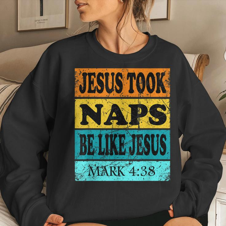 About Jesus Youth Christian Jesus Likes Naps Women Sweatshirt Gifts for Her