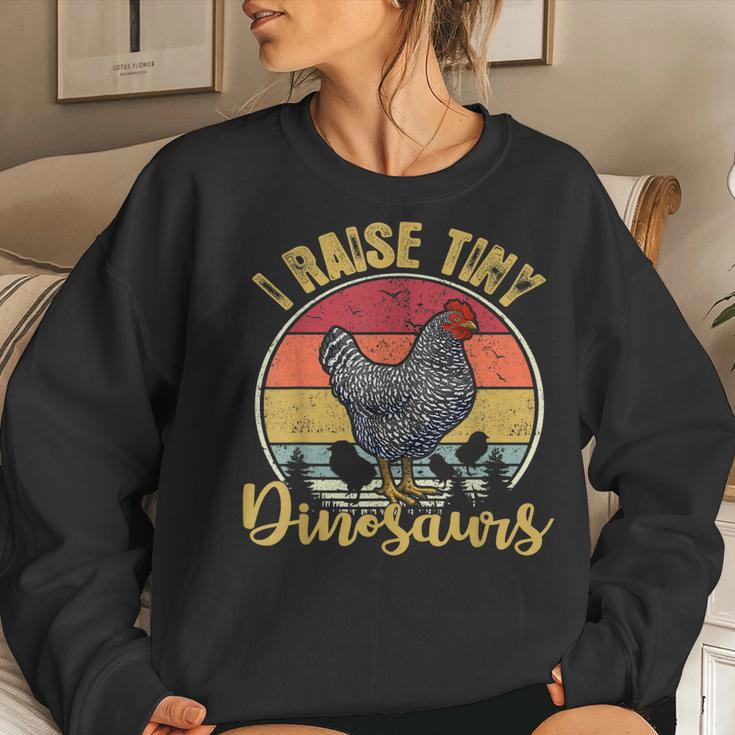 Mens Womens Kids I Raise Tiny Dinosaurs Graphic For Men Women Sweatshirt Gifts for Her