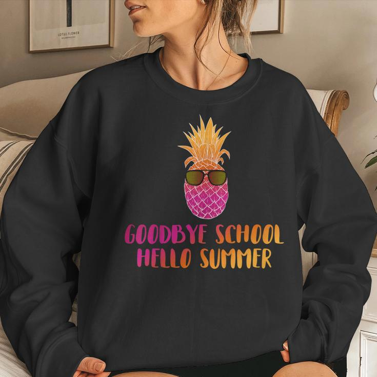 Last Day Of School Shirt Teacher Goodbye School Hello Summer Women Sweatshirt Gifts for Her