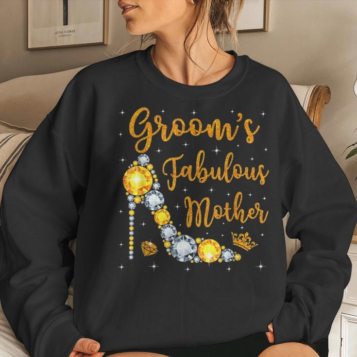 Light Gems Grooms Fabulous Mother Happy Marry Day Vintage 2561 Women Crewneck Graphic Sweatshirt Gifts for Her