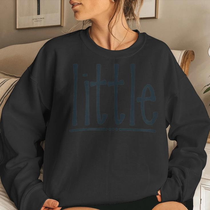 Little Big Cute Matching Sorority Sister Greek Apparel Women Sweatshirt Gifts for Her