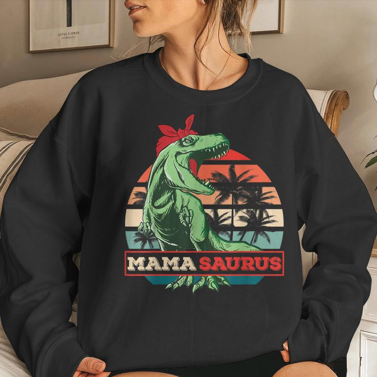 Mamasaurus T-Rex Dinosaur Mama Saurus Family Mothers Women Sweatshirt Gifts for Her