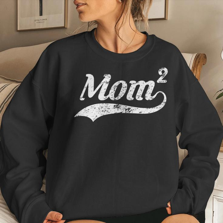 Mom Of 2 Mother Of Two Kids Mama Mom2 Women Sweatshirt Gifts for Her