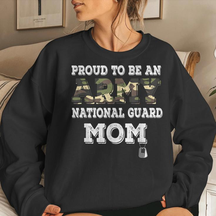 Proud To Be An Army National Guard Mom Veteran Women Sweatshirt Gifts for Her