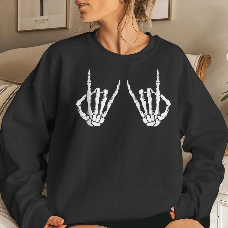 Sign Of The Horns Lover - For Cool Men And Women Women Sweatshirt Gifts for Her