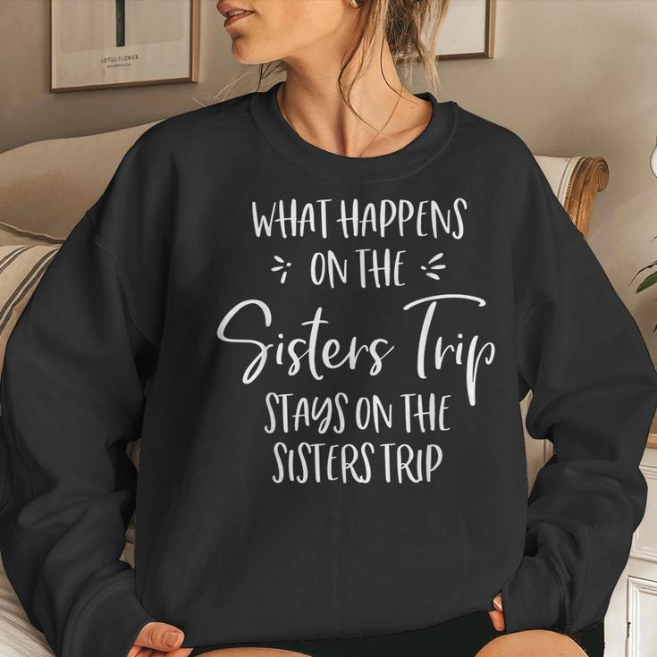 Sisters Weekend Getaway Girls Trip 2023 Women Sweatshirt Gifts for Her