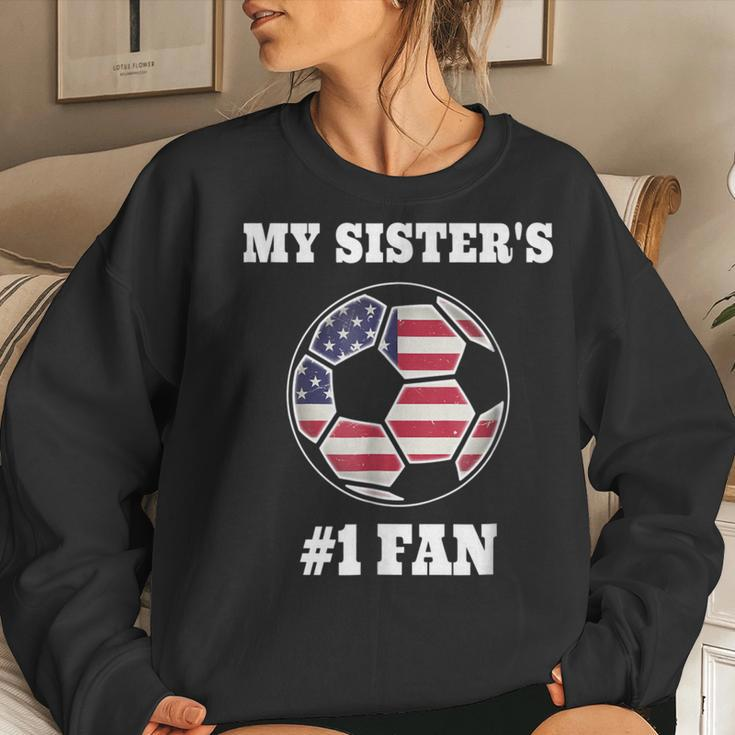 Soccer College For Soccer Brother Or Sister Women Sweatshirt Gifts for Her