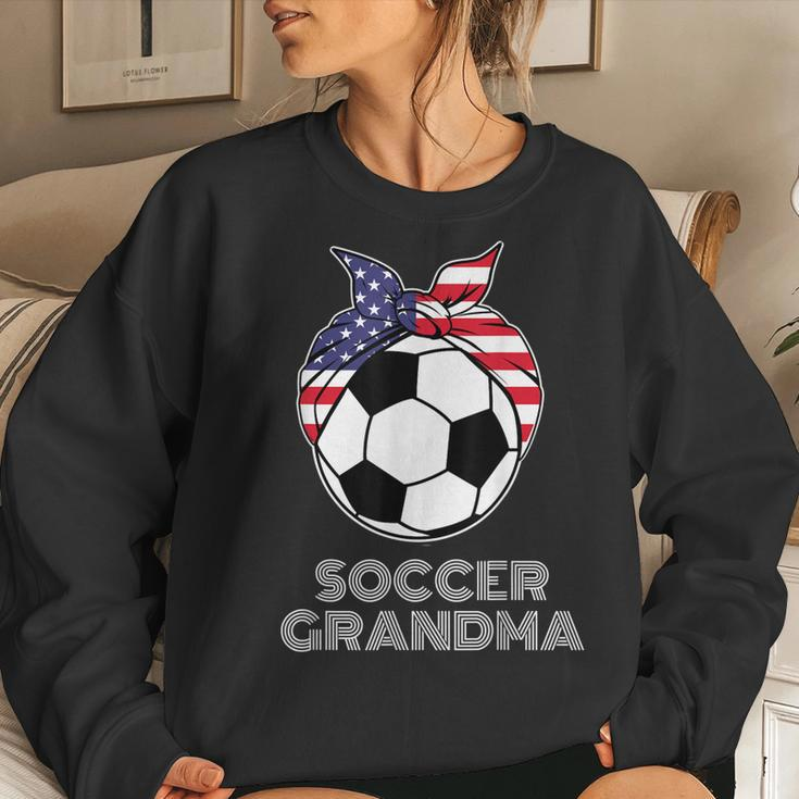 Soccer Grandma Grandparents Us Grandmom Soccer Player Women Sweatshirt Gifts for Her