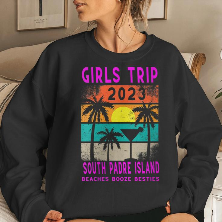 Womens South Padre Island Girls Trip 2023 Students Vacation Party Women Sweatshirt Gifts for Her
