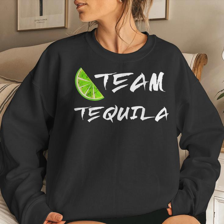Team Tequila Lime Lemon Cocktail Squad Drink Group Women Sweatshirt Gifts for Her