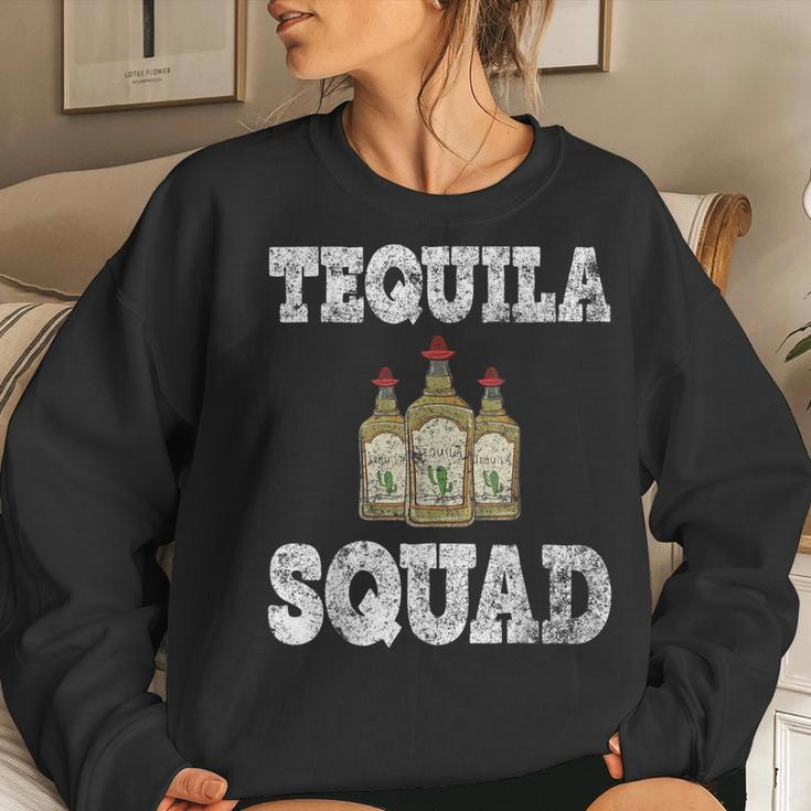 Tequila Squad Cinco De Mayo Party Women Sweatshirt Gifts for Her
