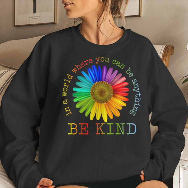 Unity Day - In A World Where You Can Be Anything Be Kind Women Sweatshirt Gifts for Her