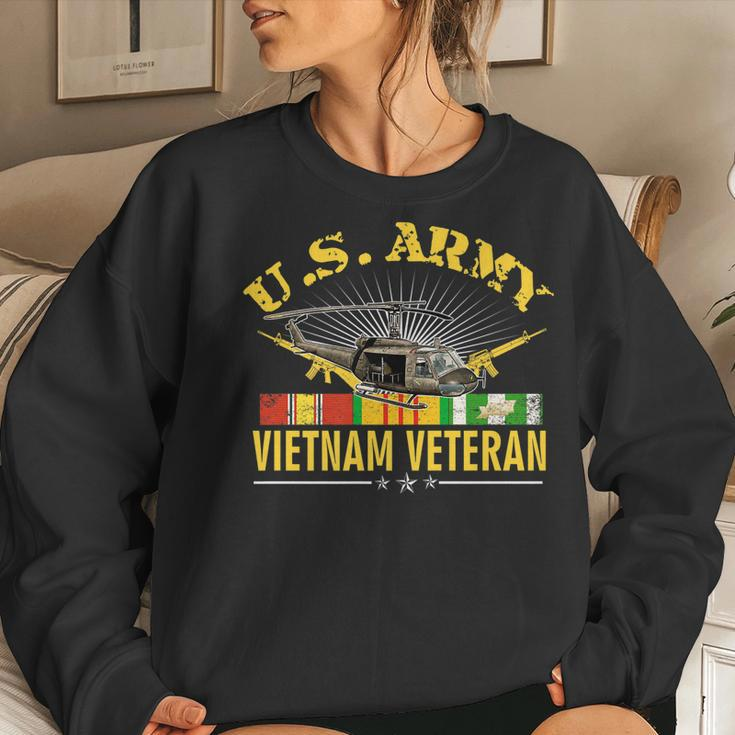 Us Army Vietnam Veteran Vietnam Vet Veteran Day Men Women Women Crewneck Graphic Sweatshirt Gifts for Her