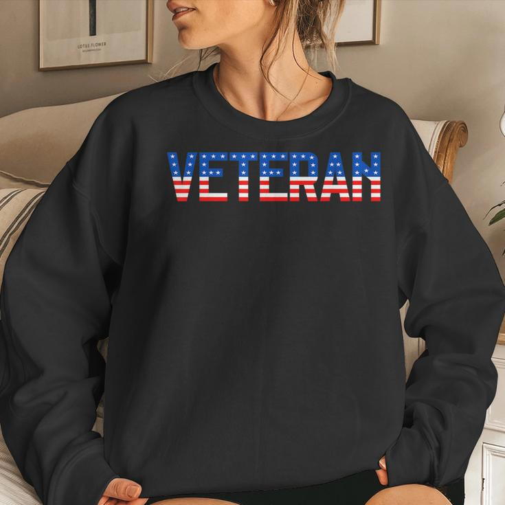 Veterans Day Veteran Appreciation Respect Honor Mom Dad Vets Women Crewneck Graphic Sweatshirt Gifts for Her